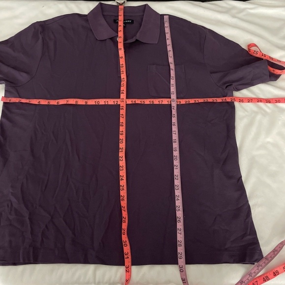 NEW Hathaway [ XXL ]‎ Short Sleeve 3 Button Polo Shirt With Pocket - Picture 11 of 12